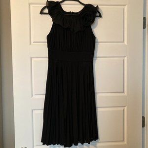 MaxandCleo Black Pleated Dress Size 4